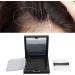 Thickening Hairline Shadow Pressed Powder to Volumize Hair Cover Grey Roots with Soft Sponge Portable for Travel Safe Ingredients 12g (Black) - Buy Online on GoSupps.com