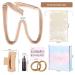 Long Hair Heatless Curls Headband Set - No Heat Curling Rod for Women - Overnight Hair Curlers with Spray Bottle and Clips - Khaki - Buy Online on GoSupps.com