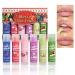 6 Piece Christmas Lip Balm Set Fruity Scented Hydrating Lip Care Perfect for Holiday Gift Giving Multicolor One Size One Size Multicolor - Buy Online on GoSupps.com