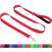 Taglory dog leash medium -sized large dogs light |Reflecting double -sided |Padded handle |Support 10 to 75 kg |1.2m x 2.5cm |Red 1.2 m x 2.5 cm (1 -pack) red