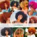 14-Inch Porsmeer Curly Afro Wig for Women | Fluffy Kinky Curly Bob in Dark Brown & Auburn | Volume Hair Wig for Black Women - Buy Online on GoSupps.com