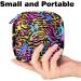Colorful Animal Print Menstruation Pad Bag with Zipper Stylish Napkin & Tampon Storage for Women & Girls - Buy Online on GoSupps.com