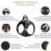 Adjustable Reflective Dog Harness for Small Dogs - Breathable and Lightweight - Perfect for Walking & Training - Heele Black (1 Pack) - Buy Online on GoSupps.com