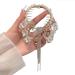 HISYI Hairs Clip Bowknot Tassels Pills Head Ponytail Buckle Rhinestones Hairband Hairs Clip Headdress Accessory for Women and Girls - Buy Online on GoSupps.com
