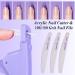 Canvalite 504 Piece Artificial Nail Set - 12 Sizes of Gel & Acrylic Tips with Nail Accessories & File for DIY Geln gel - Buy Online on GoSupps.com