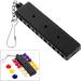 MUXSAM Black Golf Tee Holder for Bag - 1-Pack Tee Carrier with 12 Holes, 3 Ball Markers, Keychain - Golf Accessory - Buy Online on GoSupps.com