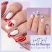 Bartbox Ballerina Press-On Nails | Short Full-Cover Gel Nail Tips | Pre-Designed White Artificial Fingernails for Nail Extensions - Buy Online on GoSupps.com