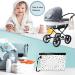 Reusable Baby Wet Wipe Dispenser 4-Pack | Eco-Friendly Portable Travel Holder Case - Buy Online on GoSupps.com