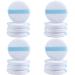 20 Pieces Pure Cotton Powder Puff Soft Face Makeup Powder Puff with Ribbon Girls Makeup Tool for Loose Powder Mineral Powder Body Powder Foundation Concealer Soft & Furry 2.36inch