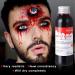 Go Ho Fake Blood Makeup (2 oz) - Realistic & Washable Halloween Blood for Scar Wound, Cosplay, SFX - Zombie & Vampire Effects - 2 OZ - Buy Online on GoSupps.com