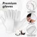 Sibba 4 Pairs White Moisturizing Cotton Gloves for Men & Women | Overnight Hand Spa Treatment & Eczema Care - Buy Online on GoSupps.com