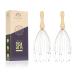 PURAVA (Original) Head Massager with Improved Design - Head Scratcher with 20 Fingers for Relaxation and Scalp Stimulation - Manual Scalp Massager Perfect as a Gift - Wooden Handle - Pack of 2 Pack of 2 Silver + Wood