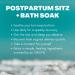 CaboCr me Postpartum Sitz & Bath Soak | Dead Sea Salt & Magnesium Chloride for Perineal Care | Essential for Postpartum Recovery | OBGYN-Created 24 oz - Buy Online on GoSupps.com