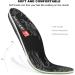 Plantar Fasciitis Insoles Arch Supports for Men Size 8-9/Women Size 10-11 - Black-G - Buy Online on GoSupps.com