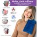 Reusable Microwave Heating Pad for Cramps & Pain Relief - Hot/Cold Therapy Bag for Muscle Aches - 6x16 Warm Compress for Back, Neck & Shoulders (Blue) - Buy Online on GoSupps.com