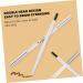 Gogogmee 2pcs Double-headed Waterproof Eyebrow Pencil Brown Eyebrow Pencil Eyebrow Brush Abs (shell) - Buy Online on GoSupps.com