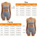 SUUKSESS Women Seamless Workout Set | High Waist Booty Shorts & Strappy Sports Bra | Deep Green | Size 2-4 - Buy Online on GoSupps.com