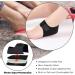 Adjustable Heel Cushions for Cracked Heels & Plantar Fasciitis Relief Breathable Inserts for Men & Women (L 10-13/M 8.5-13) Black - Buy Online on GoSupps.com
