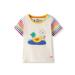 kIDio Organic Cotton - Baby Infant Toddler T-Shirt Applique - Boy Girl Summer Short Sleeve Tee (0-4 Years) 12-18 Months White