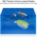 MadBite Spinnerbait Fishing Lures 4pc Multi-Color Kits with Stinger Hooks in Storage Box - 3/8oz Double Willow & Colorado/Willow Blades - Buy Online on GoSupps.com