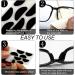 Anti-Slip D-Shape Sponge Nose Pads - Self-Adhesive Glasses Nasal Pads (80PC) for Ultimate Comfort | International Shipping Available - Buy Online on GoSupps.com