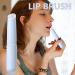 Silicone Lip Brush Soft Silicone Angled Round Head Lip Brushes Silicone Lip Applicator Reusable Lip Scrub Brush for Lipstick Lip Gloss Lip Balm Portable Multi Function Lipstick Applicator blue - Buy Online on GoSupps.com