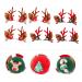 minkissy 6 Pairs Christmas Antler Hair Clip Christmas Hair Clips Antler Hairpins Red Hair Clips Hair Accessory for Girls Christmas Cosplay Accessories Antler Ear Headpiece Kids Hairpin Cute - Buy Online on GoSupps.com
