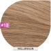 Microring Real Hair Extensions - 100% Remy Hair #12 Light Brown 100 Strands 0.5g 50cm - Premium Loop Hair Extensions - Buy Online on GoSupps.com