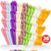GLAMZA Organic Hopi Ear Candles - Natural Ear Wax Remover - 72pcs (36 Pairs) with Protective Disc Cones - Buy Online on GoSupps.com