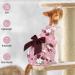 Pet Princess Dress Set - 6pc Dog Bowknot Floral Sundress with Lovely Bow for Small Pets - Medium Size Cute Puppy Summer Dress - Buy Online on GoSupps.com