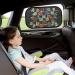 iZoeL Car Sun Shade for Baby Kids 2PCS - Animal Elephant Lion Design - 80GSM Rear Sunshades with Suction Cups and Storage Bag - UV Protection Black - Buy Online on GoSupps.com