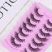 DSLONG Natural Fluffy Fox Eye 3D Curl False Lashes - Cat Eye Manga Look (C02) - Buy Online on GoSupps.com