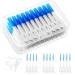 bituocs 200 pieces interdental brushes practical bendable toothpicks for effective plaque removal