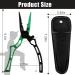 Mouhike Long Nose Fishing Pliers - Stainless Steel Hook Remover and Braid Cutter for Freshwater and Saltwater Fishing - Green Pliers Only - Buy Online on GoSupps.com