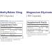 Metabolic Maintenance Cardiovascular Support Set: L-Methylfolate 10mg + Magnesium Glycinate & Vitamin C - 90 Capsules + 180 Capsules - Buy Online on GoSupps.com