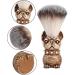 Faletony Nylon Shaving Brush with Skull Wooden Handle - Bulldog Design for Men | Premium Beard Brush for a Smooth Shave - Buy Online on GoSupps.com
