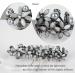 Elegant Flower Bloom Barrette with Rhinestone and Pearl Decoration in Light Grey - Buy Online on GoSupps.com