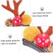 Beatifufu 6 Pairs Christmas Hair Clips Antlers Hair Pin Reindeer Ear Hair Clips Christmas Party Costume Hair Clips Christmas Hair Barrettes Holiday Hair Clips Iron Mushroom Child Pine Cones - Buy Online on GoSupps.com