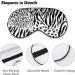 Adjustable Animal Tiger Leopard Skin Sleep Mask for Women | Stylish Eye Shades with Elastic Strap - Buy Online on GoSupps.com