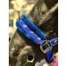 Equipride Horse Print Fur Padded Nylon Headcollars with Lead Rope Royal Blue (Mini Shetland) Royal Blue Mini Shetland - Buy Online on GoSupps.com