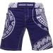 Hardcore Training Ta Moko Fight Shorts Men's - Small Blue | MMA, BJJ, Muay Thai, Kickboxing Shorts - Buy Online on GoSupps.com