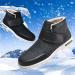 Women's Wide Width Elderly Shoes - Winter Thermal Fleece Lined Adjustable Edema & Diabetic Shoes - Lightweight Non-Slip Walking Shoes for Seniors - Size 9 Black - Buy Online on GoSupps.com