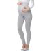 Be Mammy Women's Maternity Long Leggings 02 M Melange