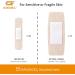 Painless Removal Silicone Bandages for Elderly Sensitive Skin - 55 Counts - Hypoallergenic & Latex Free - Buy Online on GoSupps.com