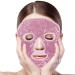 Jakuva Hot and Cold Therapy Full Face Gel Mask Face Ice Mask for Woman Man Gel Beads Eye Mask&Compress Pearl Treatment for Headache Puffiness Migraine Relief Face SPA & Overall Skin Care (Pink)