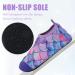 AISPRTS BAYSTHUTE Kids Water Shoes - Boys & Girls Slippery Barefoot Swimming Shoes Aquasque Beach Shoes for Babies Purple Fish Scale 28/29 EU - Buy Online on GoSupps.com