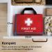 90-Part Premium First Aid Set - Includes Cooling Packs Eye Rinsing Rescue Blanket - Ideal for Home Office Car - Red Color - Buy Online on GoSupps.com