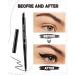 Dark Brown Waterproof Eyeliner Pencil 2Pcs Smudge Proof Long Lasting Gel Eyeliner Creamy Waterline Eyeliner Highly Pigmented Micro-Fine Retractable Eyeliner with Built-In Sharpener & Smudger-02 02 Dark Brown - Buy Online on GoSupps.com