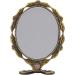 Vintage Rose Folding Handheld Mirror - Travel Vanity Makeup Oval Mirror - Buy Online on GoSupps.com