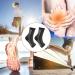 3 Pairs HushSocks Compression Neuropathy Socks | Soothe Neuropathy Pain | Anti-Fatigue Foot Sleeve Support (Black L/XL) - Buy Online on GoSupps.com